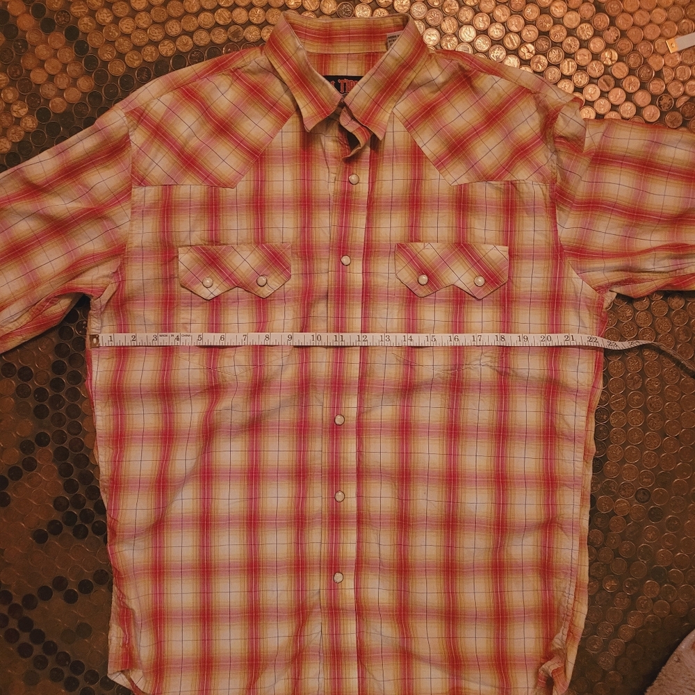 Large Cow boy button up shirt. - Picture 3 of 7